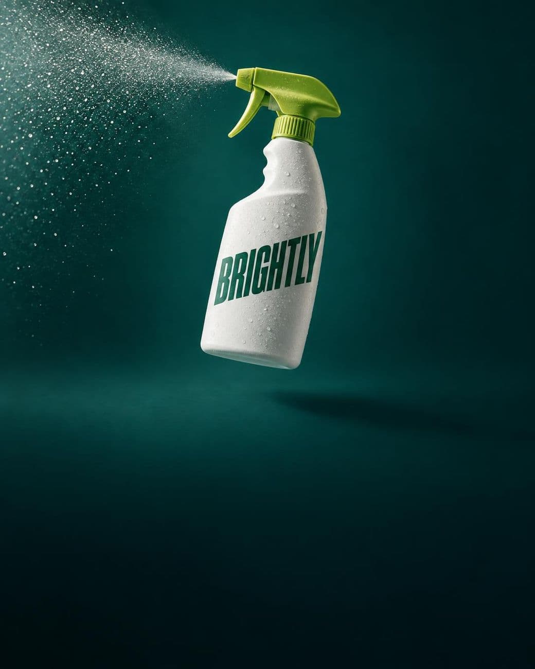 A spray bottle in mist, drawn on GPT Image 2.5