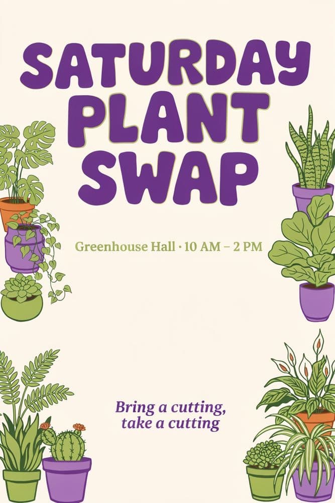 Saturday Plant Swap